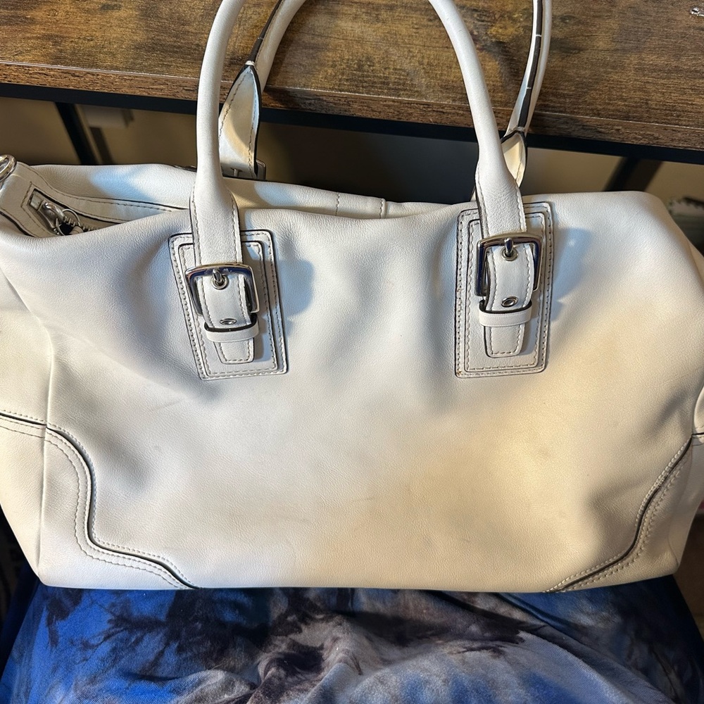 Coach Leather tote bag